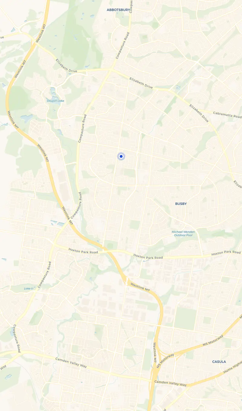 Map of the Green Valley service area and the surrounding suburbs we cover.